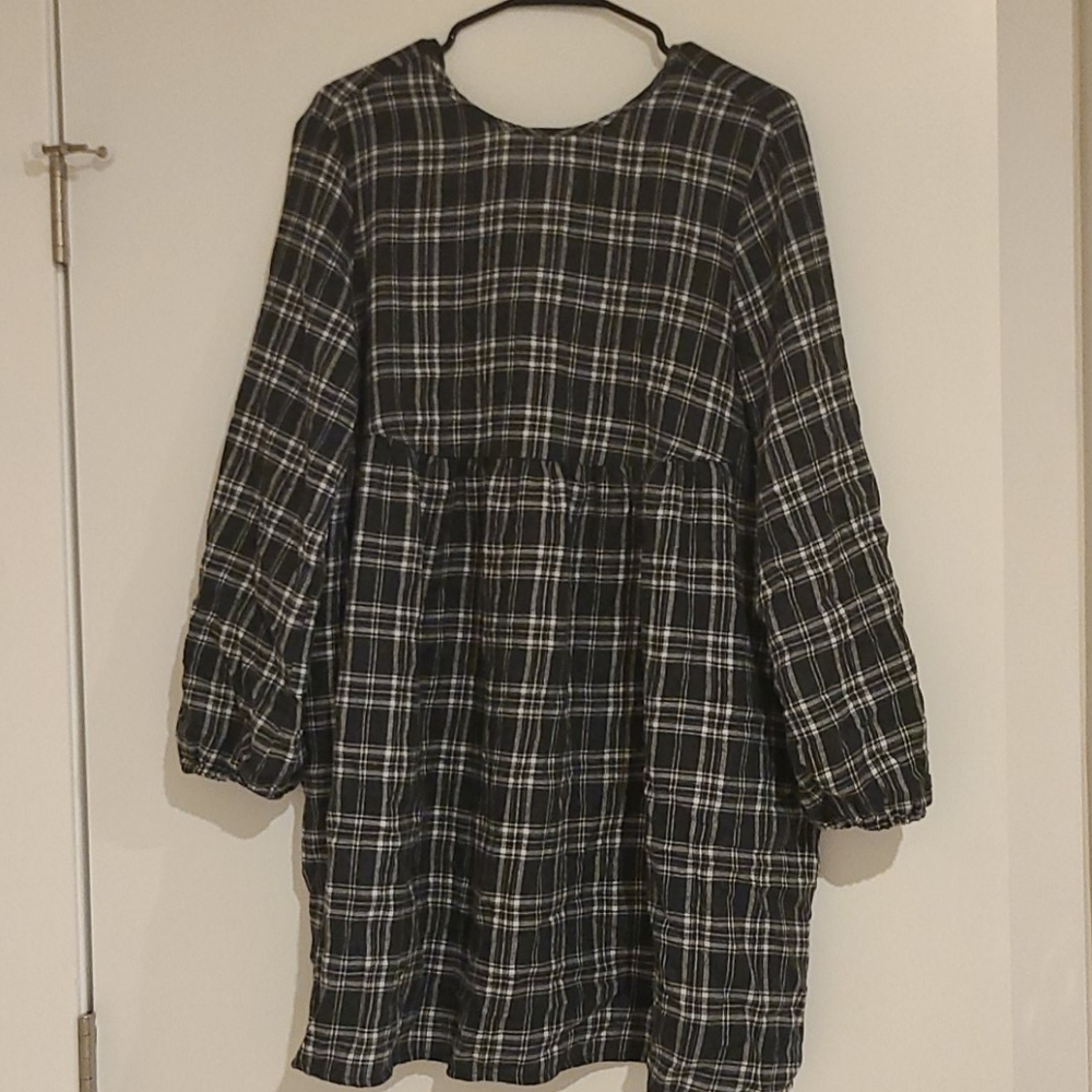 Flannel dress